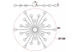 Потолочная люстра Freya Celebrity FR5242CL-24B1 - 2