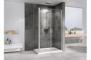 Душевой уголок Abber Sonnenstrand 100х80 хром (AG04100C-S80) - 2