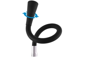 Смеситель для кухни Rav Slezak Morava retro черный матовый - хром - 2