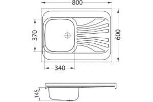 Мойка кухонная Alveus Classic 30 левая - 2