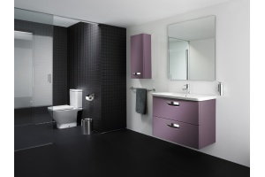 Тумба с раковиной Roca Gap 80 фиолетовая - 3