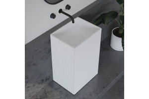 Раковина напольная Abber Stein 50х40 белый матовый