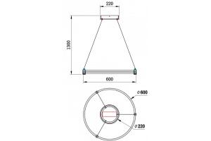 Подвесной светильник Stilfort Tooring 4006/02/01P - 3