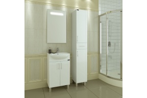 Шкаф-пенал Санта Дублин 30 белый - 3