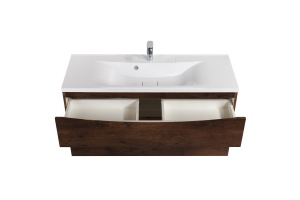 Тумба с раковиной Belbagno Marino 110 темное дерево - 3