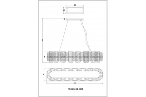 Подвесной светильник Wertmark Nelly WE158.32.123 - 2