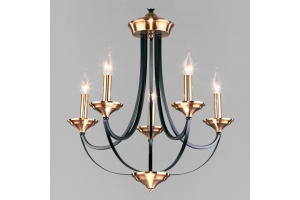 Подвесная люстра Eurosvet Lazzaro 60098/5 черный