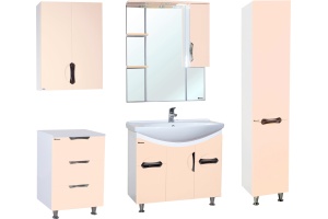 Зеркало-шкаф Bellezza Лагуна 85 R бежевый - 2