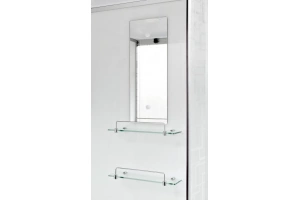 Душевая кабина Deto ЕМ 120х80 с подсветкой, хром (EM2712RNLED) - 3