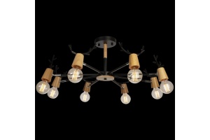 Люстра на штанге Loft it Sven 10024/8 Black - 2