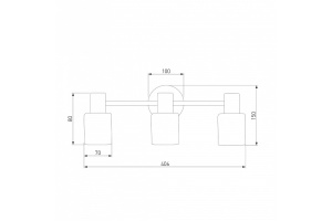 Бра Eurosvet Corso 20089/3 хром - 3