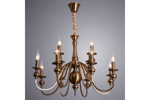 Подвесная люстра Arte Lamp Passoni A6097LM-12PB - 2