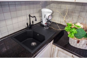 Мойка кухонная Omoikiri Yonaka 78-LB-BL черная - 3