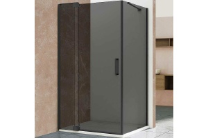 Душевой уголок Vincea Extra 110х80 профиль черный стекло тонированное 