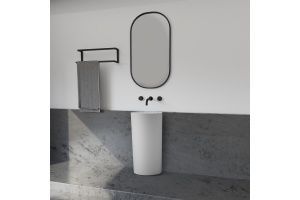 Раковина отдельностоящая ABBER Stein AS2506-H белая матовая - 3