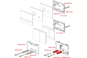Кнопка смыва AlcaPlast  хром (FUN-WHITE) - 3