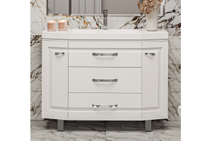 Терра -110 Тумба с 3 ящ. белая