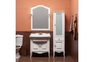 Шкаф-пенал Opadiris Лоренцо 45 R белый матовый - 2