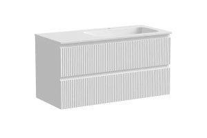 Тумба под раковину Sancos Snob R правая 99х44 белая