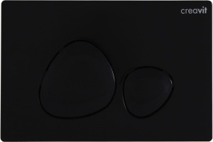 Кнопка смыва Creavit Spa, черная