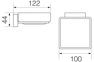 Мыльница Veragio Ramba VR.RMB-4950.CR хром - 2