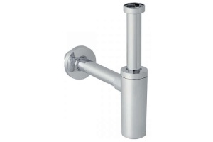 Сифон для раковины дизайн, цвет: хром глянцевый