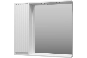 Зеркало Brevita Balaton 90 L, белое (BAL-04090-01-Л) - 2