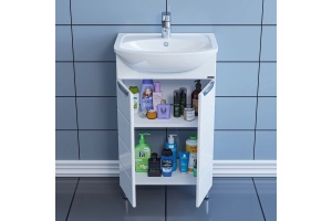 Тумба с раковиной Санта Родос 50 белый - 2