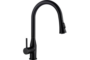 Смеситель Timo Saona 2336/03FL для кухонной мойки, черный