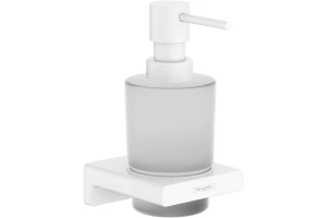 Дозатор для жидкого мыла Hansgrohe AddStoris белый матовый