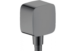 Шланговое подключение Hansgrohe FixFit шлифованный черный хром