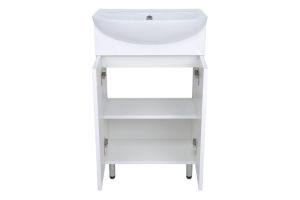 Тумба с раковиной Misty Лондон 50 белая глянцевая - 2