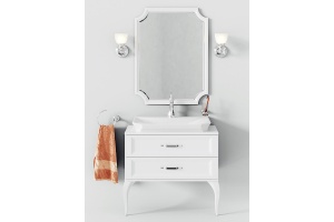 Зеркало Aqwella 5 stars LaDonna белое - 3