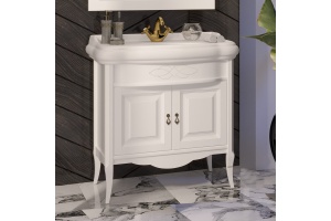 Тумба с раковиной Opadiris Лоренцо 80 белая матовая