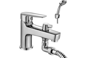 Смеситель для ванны Rossinka  хром (S35-38)