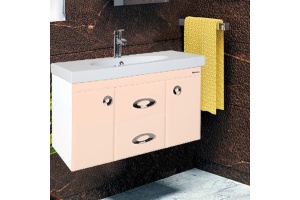 Тумба с раковиной Bellezza Неаполь 90 подвесная 2 ящика бежевая - 2