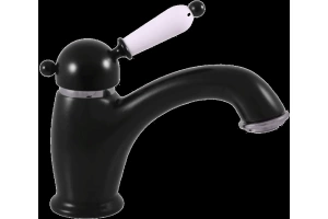 Смеситель для раковины Rav Slezak Labe черный матовый - хром