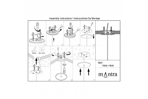 Подвесной светильник Mantra Elsa 8246+7856 - 3