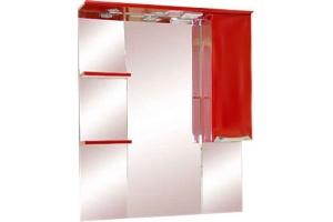 Зеркало Misty Жасмин 85 с подсветкой, красная эмаль R