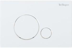 Кнопка смыва BelBagno Sfera BB014-SR-BIANCO белая