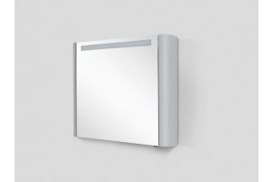 Зеркало-шкаф AM.PM Sensation 80 L, серый шелк - 2