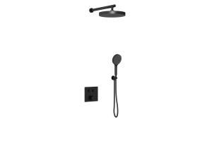 Душевой комплект Vincea Inspire с термостатом черный матовый