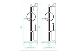 Набор Cezares OLIMP (OLIMP-WBD-02-Sw) - 3