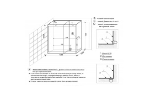 Душевая кабина Frank 170х120 правая с финской сауной - 2
