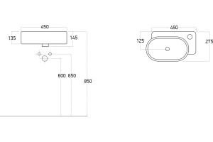 Рукомойник STWORKI 45 3045-KL - 2