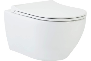 Унитаз подвесной beWash Bogen 88303601 с сиденьем микролифт, с функцией биде белый