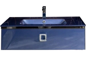 Тумба под раковину Armadi Art Lucido 80 синий