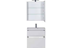 Зеркало-шкаф Aquanet Латина 70 белый - 2