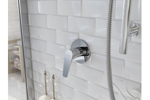 Смеситель для душа STWORKI by Damixa Дублин HFDB75000 C ВНУТРЕННЕЙ ЧАСТЬЮ, хром, встроенный, однорычажный, латунь - 2