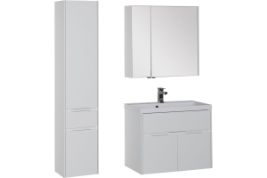 Зеркало-шкаф Aquanet Латина 80 белый - 2